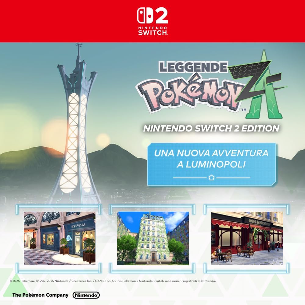 Pokémon Legenden Z-A Nintendo Switch 2 Italienisches Videospiel Neu DE