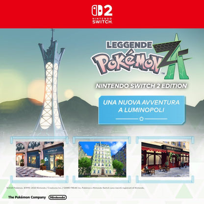 Pokémon Legenden Z-A Nintendo Switch 2 Italienisches Videospiel Neu DE