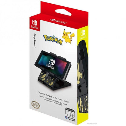Hori Playstand Pikachu Schwarz & Gold Pokémon Ständer für Nintendo Switch & Lite