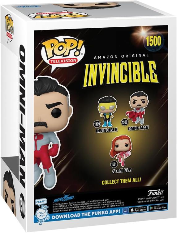 Funko Pop! TV Invincible – (1500) Omni-Man Figur Vinyl 9cm Neu Omnimen