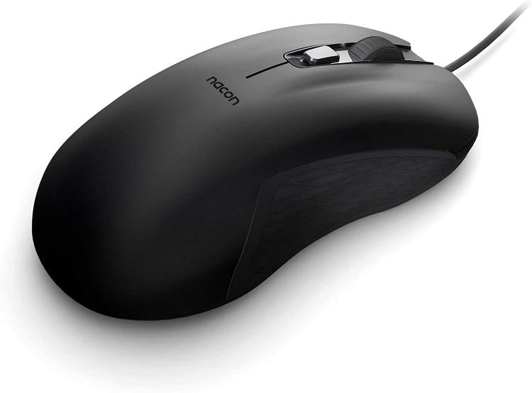Nacon Gaming Maus Optisch Kabelgebunden GM-110 Schwarz 6 Tasten Windows PC Konsole Spiel