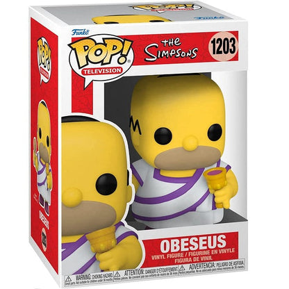 Funko Pop Die Simpsons 1203 Obeseus Homer Simpson Vinyl Figur Fox Disney+