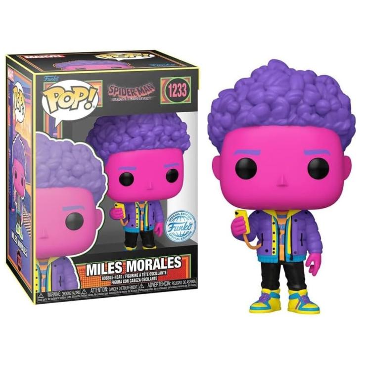 Funko Pop ! Spider-Man Across The Spider-Verse (1233) Miles Morales Special Exm