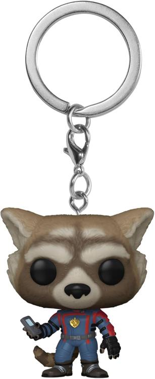 Funko Pop ! Keychain Marvel Guardians Of The Galaxy - (Rocket) Vinyl Schlüsselanhänger