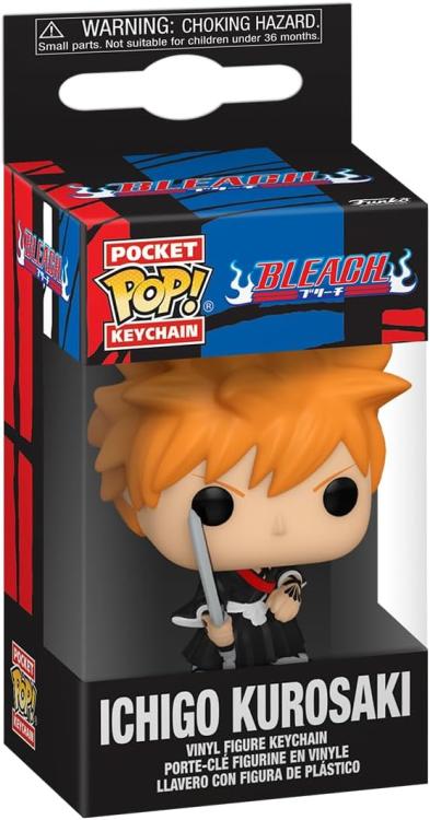 Funko Pop ! Schlüsselanhänger Pocket Bleach - (Ichigo Kurosaki) Schlüsselanhänger Vinyl Figur