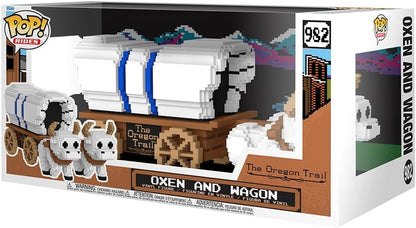 Funko Pop! Rides: The Oregon Trail (982) Oxen And Wagon - Vinyl Figure 15cm