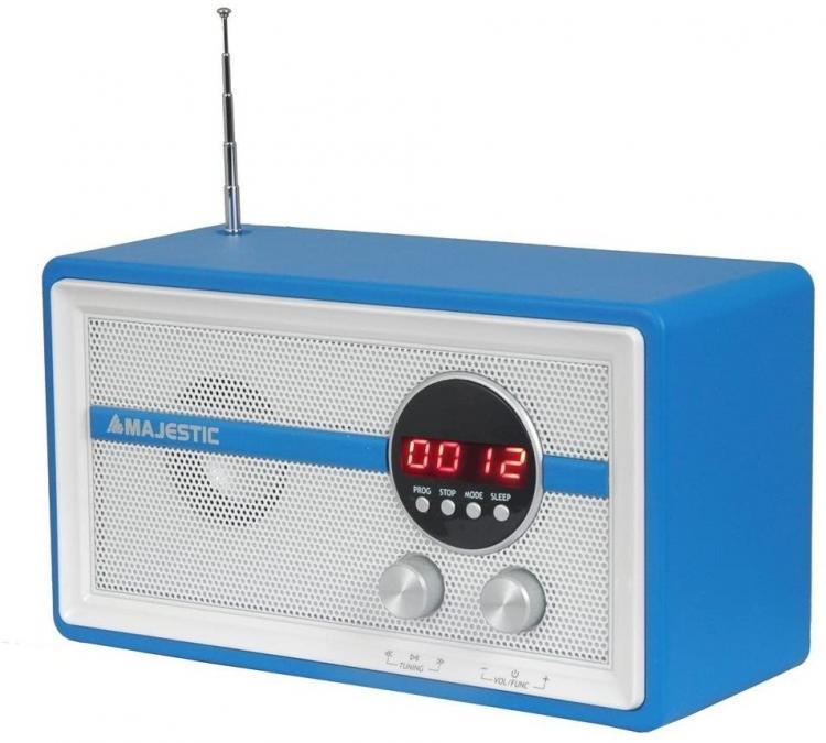 Majestic Radiowecker WR-140 MP3 USB Geräteladefunktion über USB LED-Display