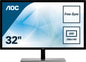 AOC MONITOR 32" IPS LED QHD Q3279VWFD8 VGA DVI HDMI DP QUAD HD BLACK 2560x1440