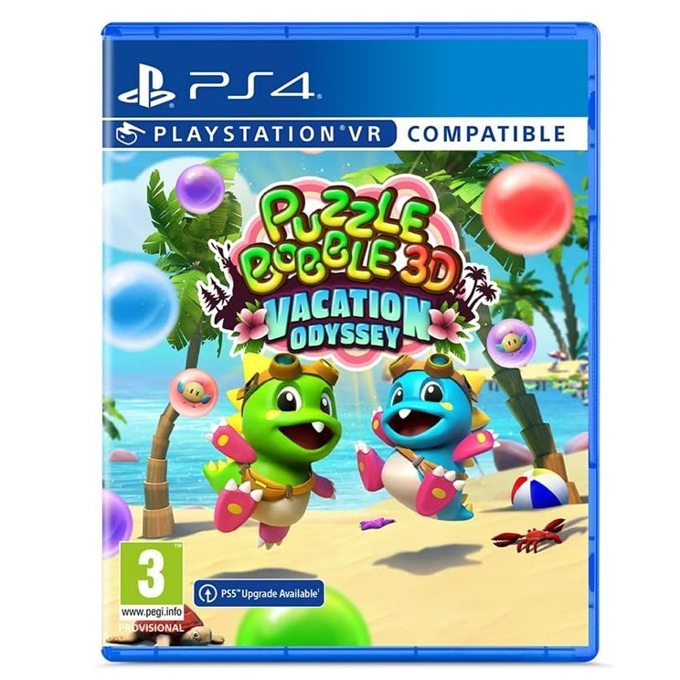 Puzzle Bobble 3D: Vacation Odyssey PS4 Spiel Bälle Neu Playstation 4 Ita