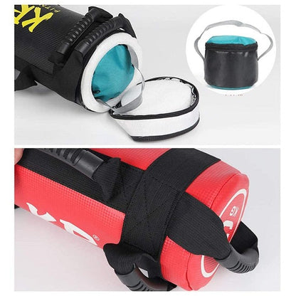 Sacca Con Sabbia Per Body Building Fitness Boxe 15 Kg Ecopelle Allenamento Pesi