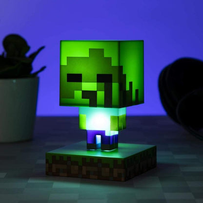 Paladone Minecraft Zombie Light Icons Bdp Lampe Nachtlicht 3D Spiel Led Pp6592Mcf