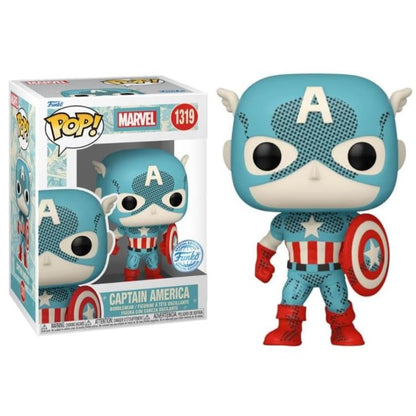 Funko Pop! Marvel Retro Imagined 100th – (1319) Captain America Special Edition