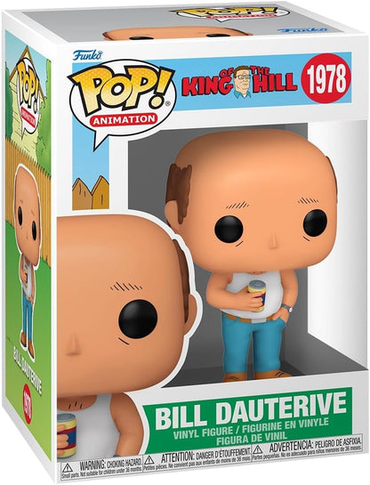 Funko Pop! Animation – King Of The Hill (1978) Bill Dauterive Vinylfigur 9cm
