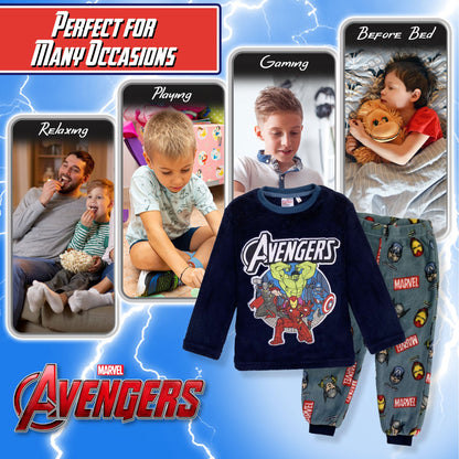 Pigiama per bambino Marvel Avengers in pile invernale 6267