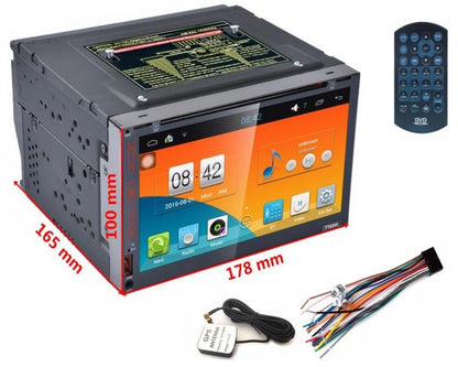 AUTORADIO 2 DIN ANDROID 7" AUTO-STEREO TOUCH CD DVD BLUETOOTH USB WIFI RDS GPS