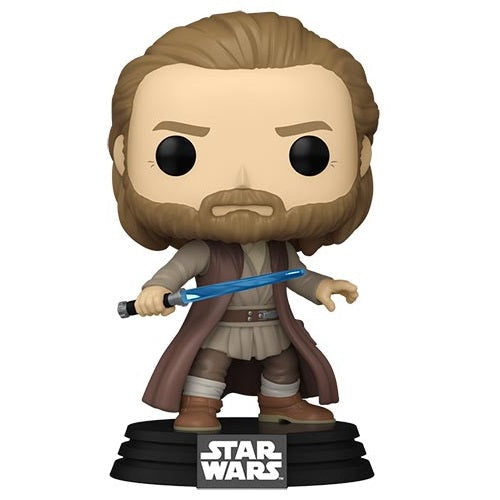 Funko Pop! Star Wars Obi-Wan S2: (629) Obi-Wan Kenobi Bobble Vinyl Figur 9cm