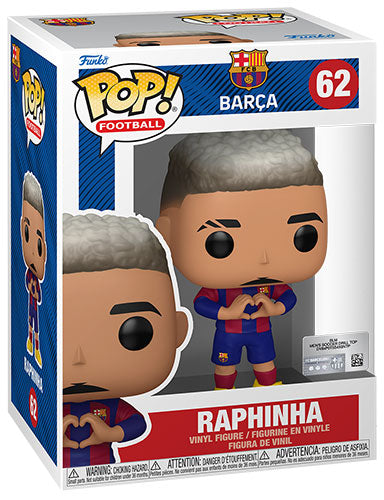 Funko Pop! Football Barcelona (62) Raphinha Vinyl-Spielfigur Fußball