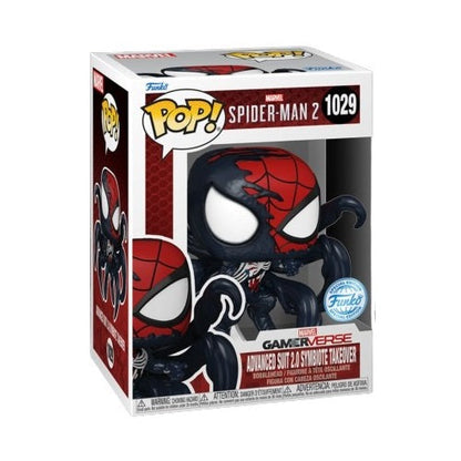 Funko Pop! Spiderman 2 (1029) Advanced Suit 2.0 Symbiote Takeover Figure Special