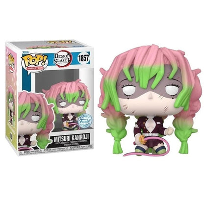 Funko Pop ! Animation - Demon Slayer (1857) Mitsuri Kanroji (Damaged) Figure 9Cm