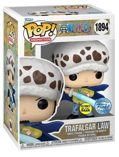 Funko Pop! Animation One Piece - (1894) Trafalgar Law W/ Blue Anesthesia Gitd