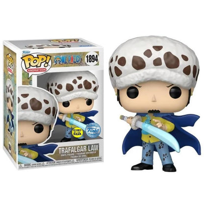 Funko Pop! Animation One Piece - (1894) Trafalgar Law W/ Blue Anesthesia Gitd