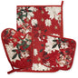 Set Guantone, presina e strofinaccio da forno natalizi Idea Regalo Natale 6484