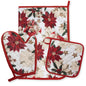 Set Guantone, presina e strofinaccio da forno natalizi Idea Regalo Natale 6484