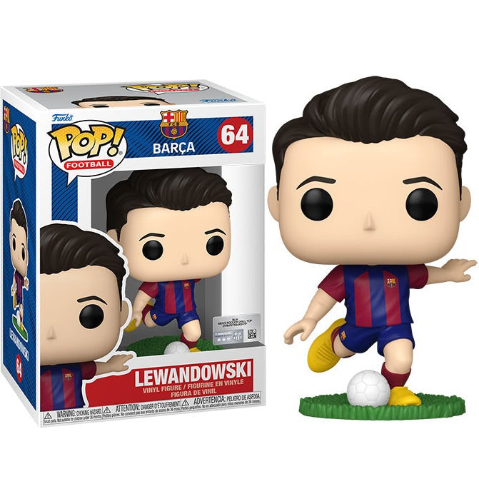 Funko Pop! Football Barcelona – (64) Robert Lewandowski Vinylfigur 9cm Barca