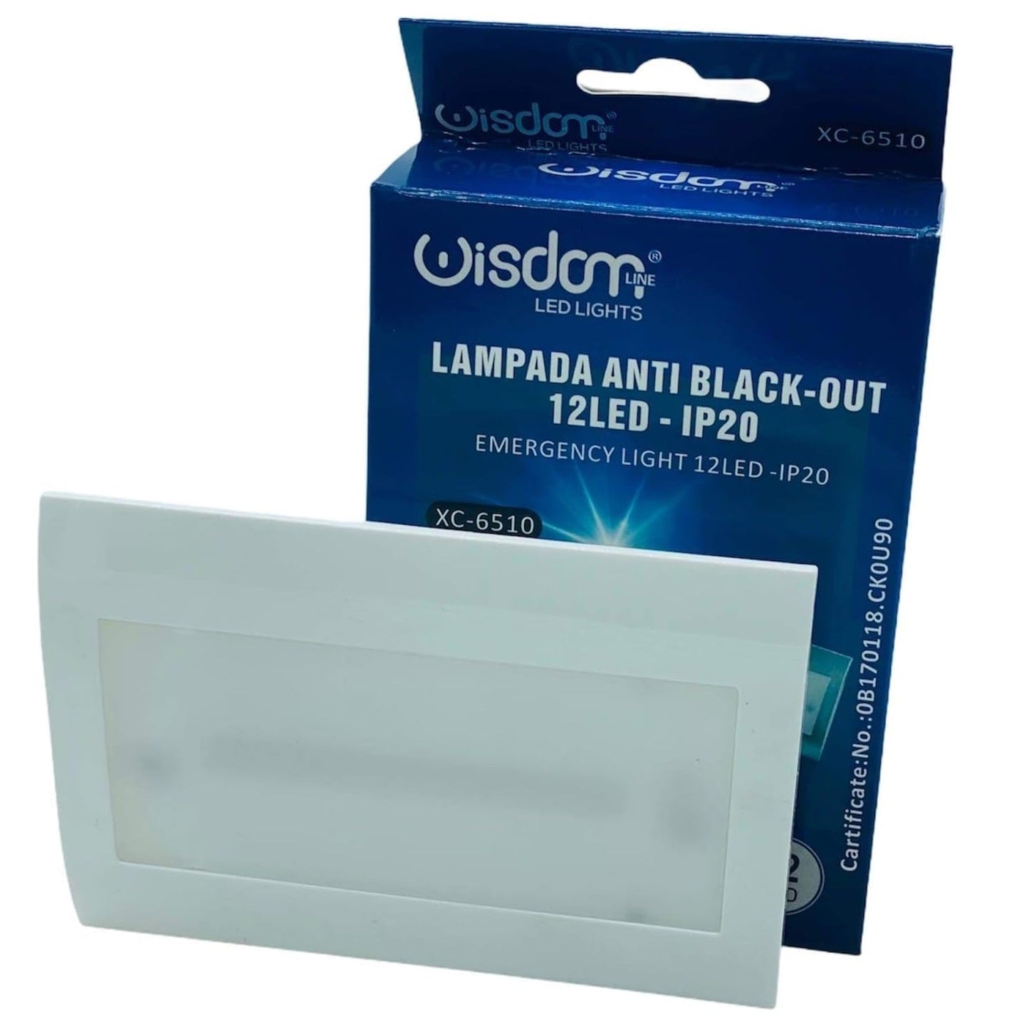 Wisdom Notleuchte LED Weiß 2,5W Einbauleuchte Unterputzdose 503 | Weiß
