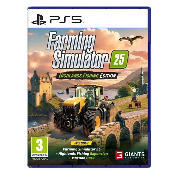Farming Simulator 25 - Highlands Fishing Edition Ps5 Gioco Italiano EU Nuovo