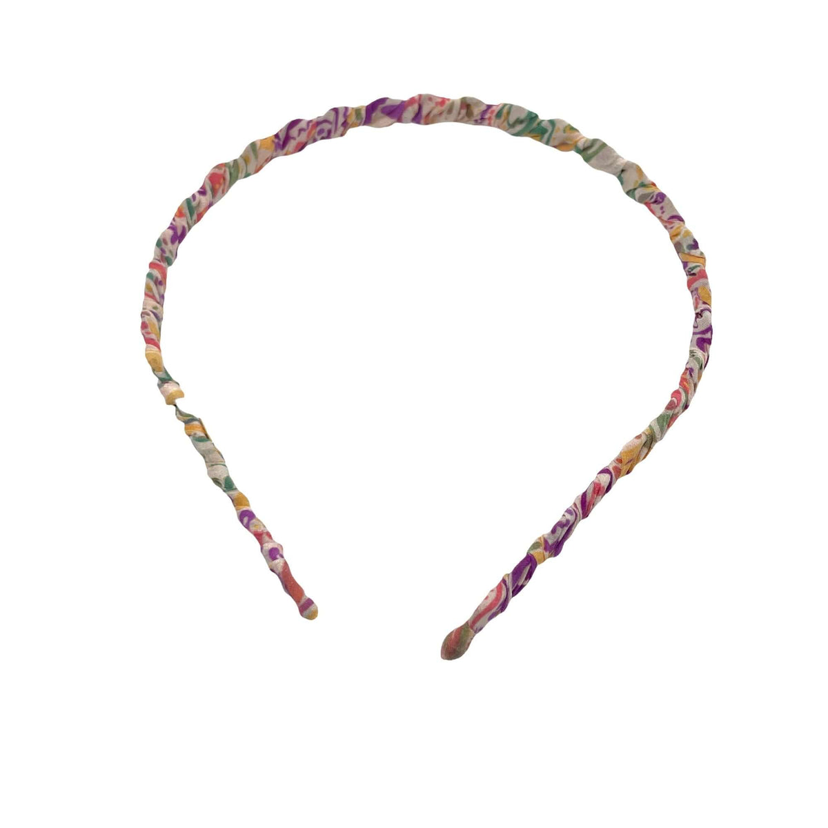 Headband with Covered Rhombus Shapes