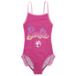 Costume da bagno intero Mattel Barbie bambina 1 pezzo con volant mare 6773