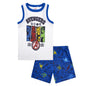 Pigiama bambino Marvel Avengers canotta e pantalone corto estivo cotone 6777