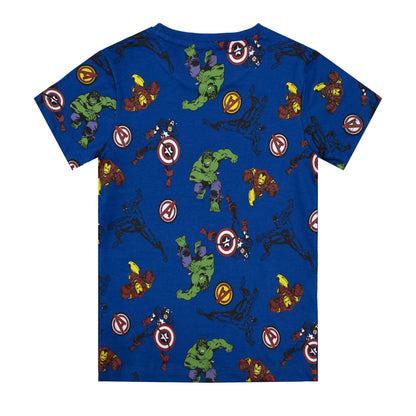 T-shirt Marvel Avengers maglia bambino mezze maniche in cotone 6785