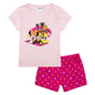 Girls' Disney Minnie Mouse Short Pyjamas with Cotton Printed Shorts 6791