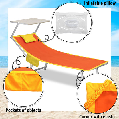 Telo mare microfibra coprilettino con elastici tasche e cuscino gonfiabile 6800