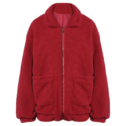 Giubbotto soft donna in cotone e lana