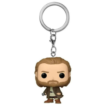 Funko Pop! Keychain Pocket Star Wars (Obi Wan Kenobi) Schlüsselanhänger Vinyl Figur
