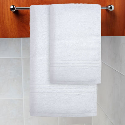 Asciugamani bagno Set 6+6pz Viso e Ospiti Hotel spugna Hotellerie in cotone 6848
