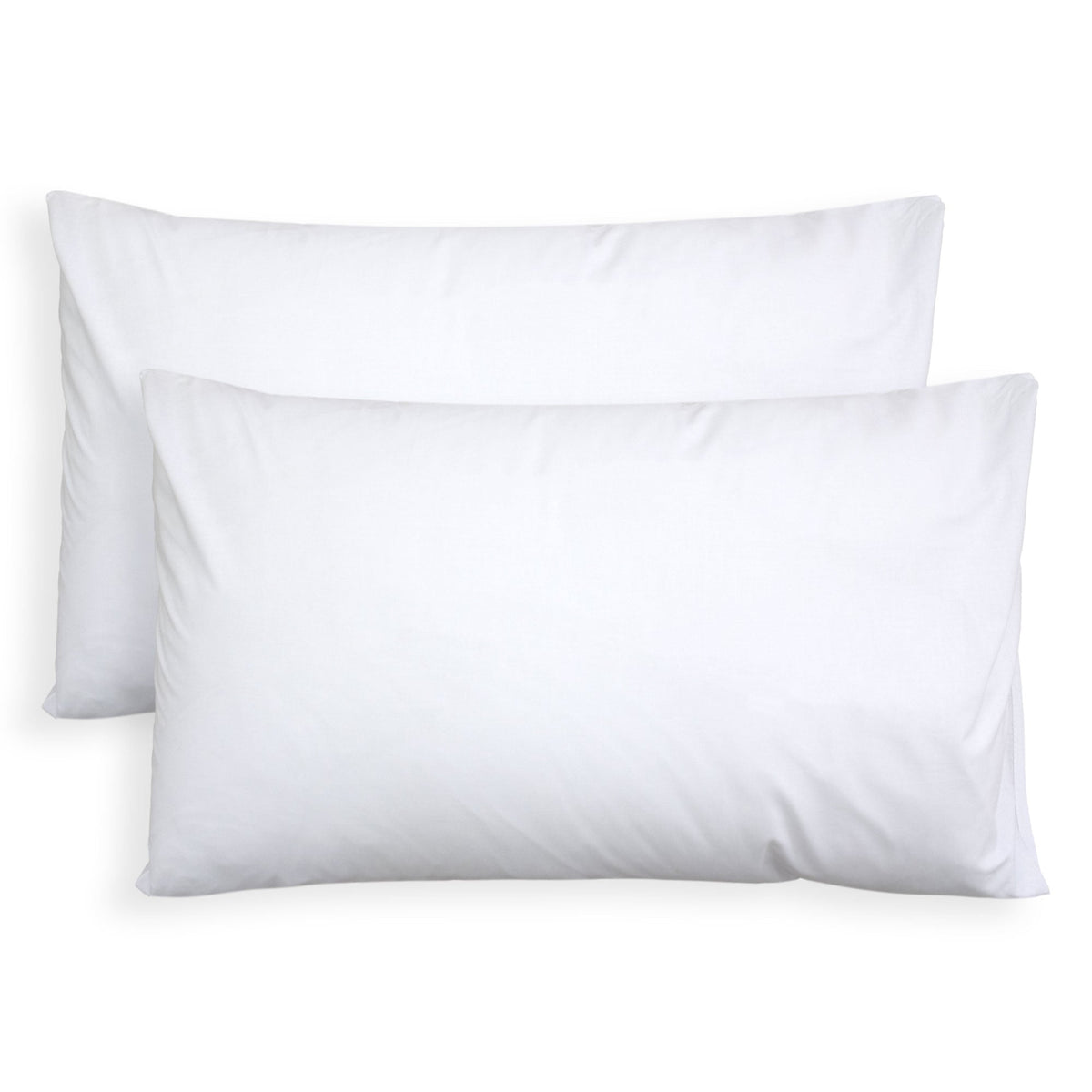 Pair of plain pillowcases 6860
