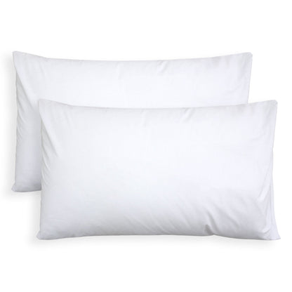 Pair of plain pillowcases 6860
