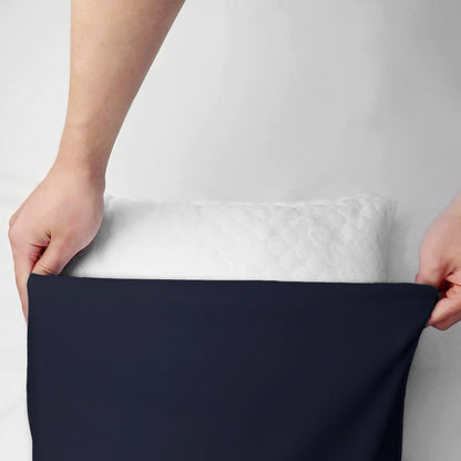 Pair of plain pillowcases 6860