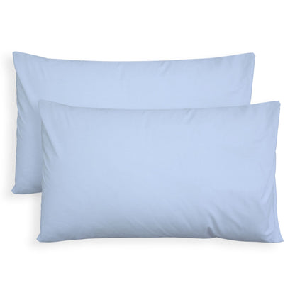 Pair of plain pillowcases 6860