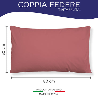 Pair of plain pillowcases 6860