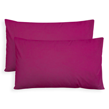 Pair of plain pillowcases 6860