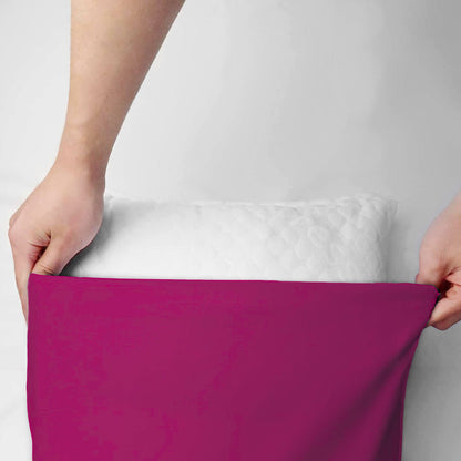 Pair of plain pillowcases 6860