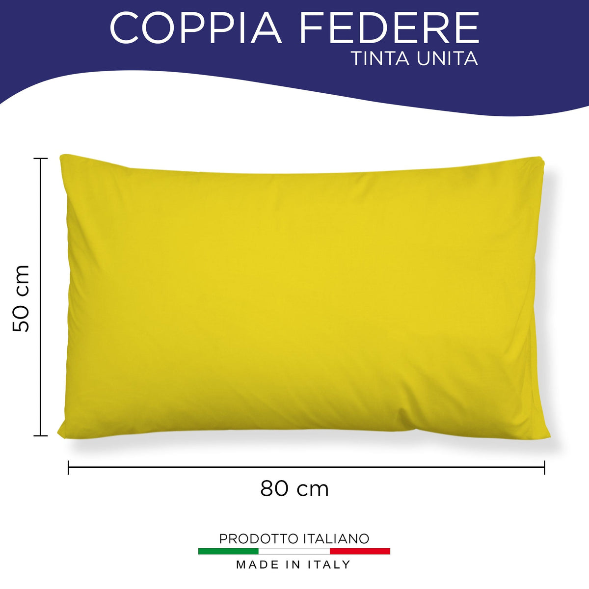 Pair of plain pillowcases 6860