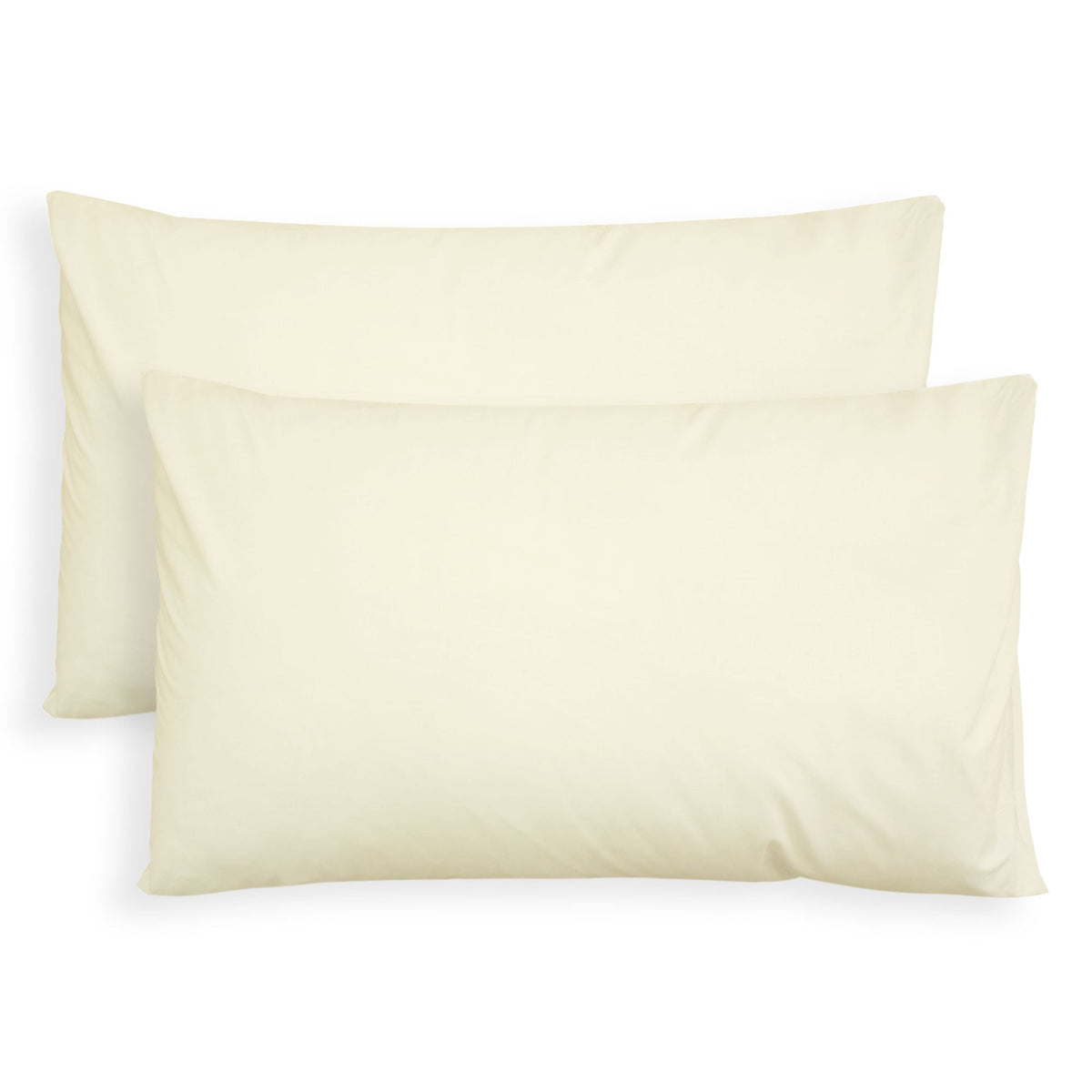Pair of plain pillowcases 6860