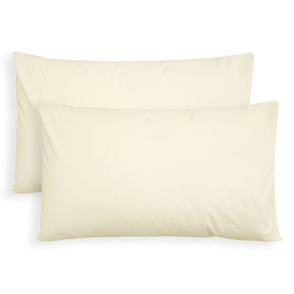 Pair of plain pillowcases 6860