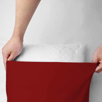 Pair of plain pillowcases 6860